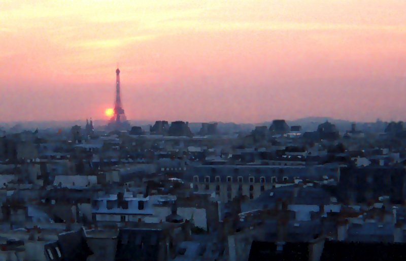 Paris sunset #3 - by Tony Karp